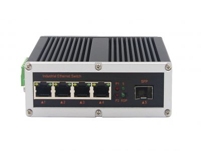 一層網管工業交換機千兆1光4電