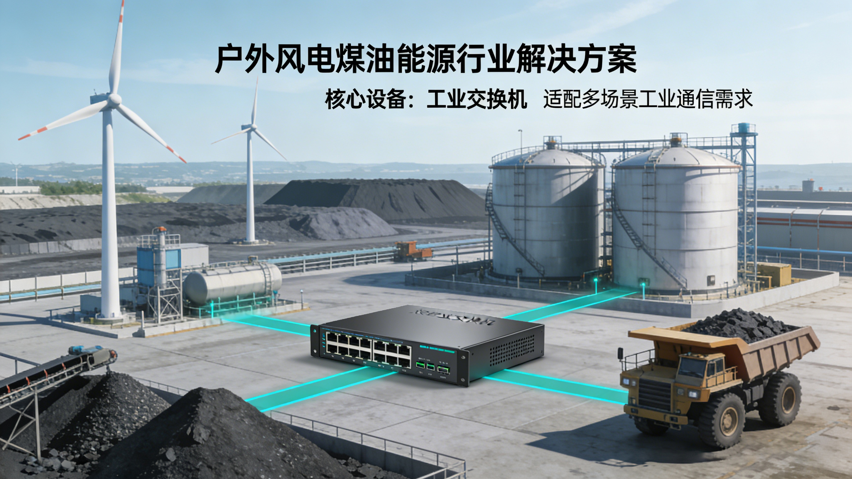 戶外風電煤油能源行業解決方案